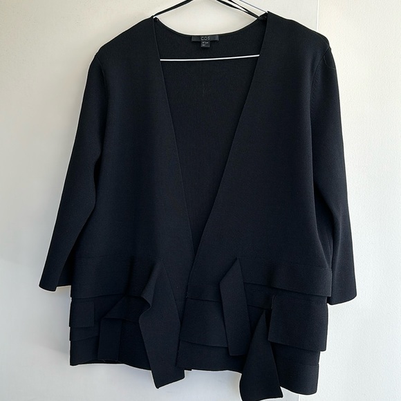 COS Black knit jacket - Picture 1 of 9